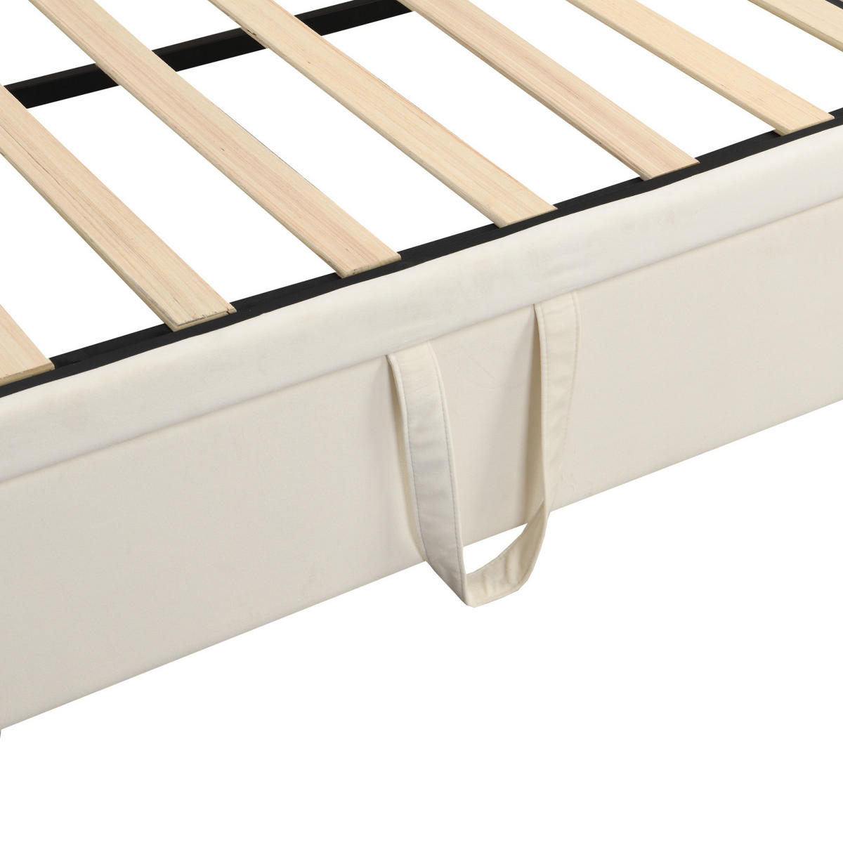 TAGESBETT 90/180/200 cm,Ausziehbar Schlafsofa,Beige - Beige, Holz/Metall (180/200cm) - PARAFTA HOME