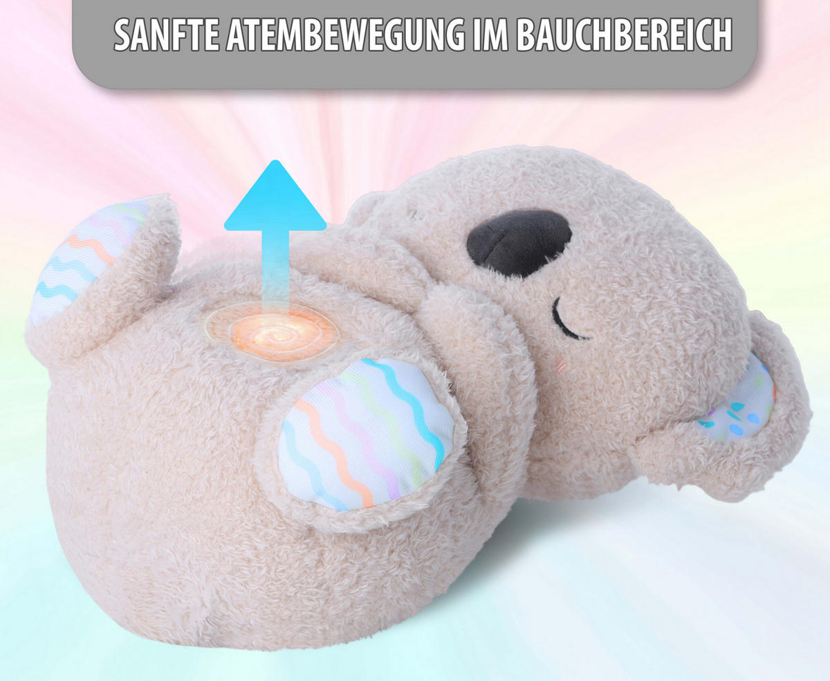 KUSCHELTIER-NACHTLICHT mit Musik und Timer für Neugeborene - waschbar und beruhigend - Weiß, Kunststoff (20.2/17.3/28.8cm) - Northpoint