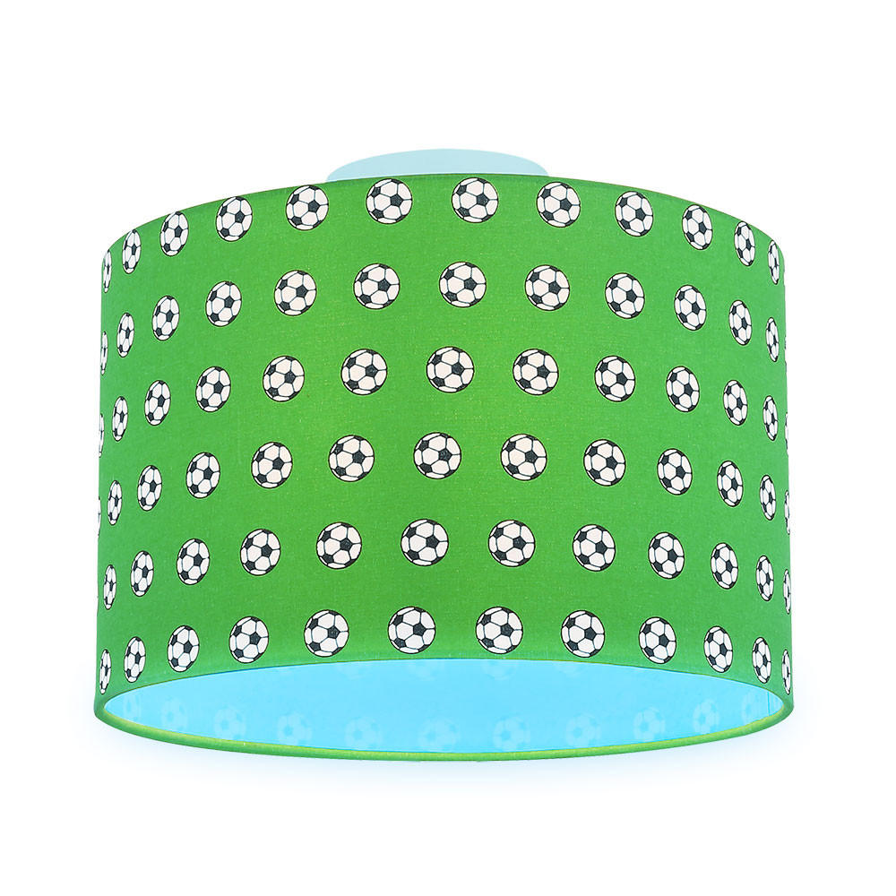 LED DECKENLEUCHTE Metall Grün - Grün, Kunststoff (30/30/25.5cm) - Globo Lighting