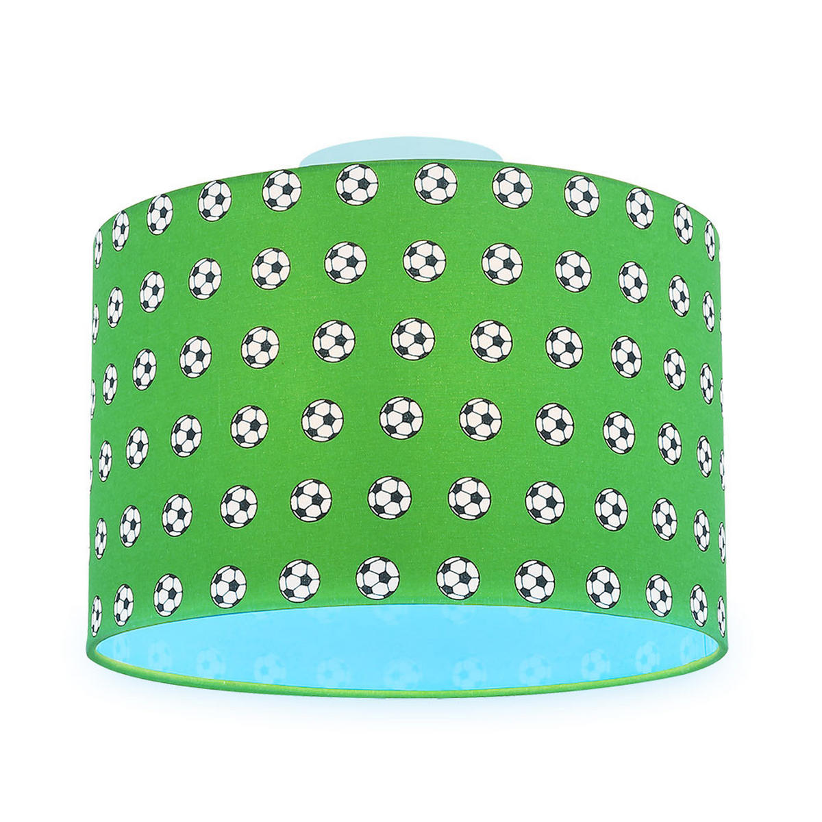 LED DECKENLEUCHTE Metall Grün - Grün, Kunststoff (30/30/25.5cm) - Globo Lighting