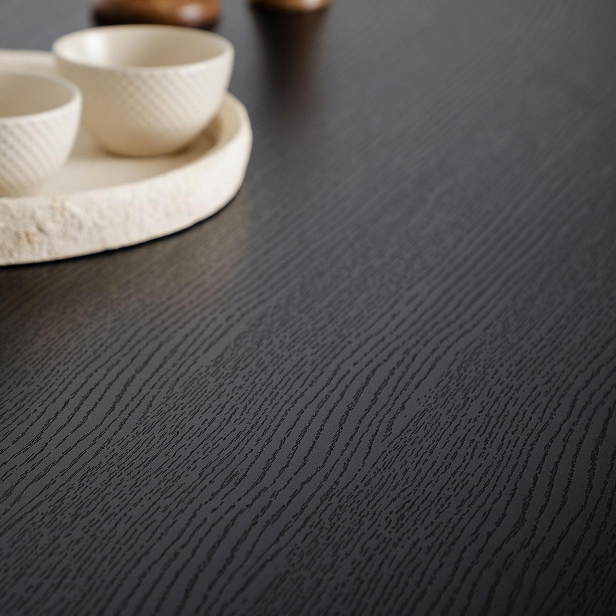 ESSTISCH DONOVAN - Schwarz, Holzwerkstoff (100/200/75cm) - IDIMEX