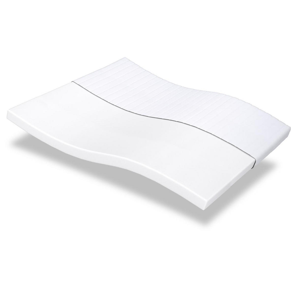 KOMFORTSCHAUMMATRATZE K10 140x200 cm - Weiß, Textil (140/200cm) - Matratzen Discount
