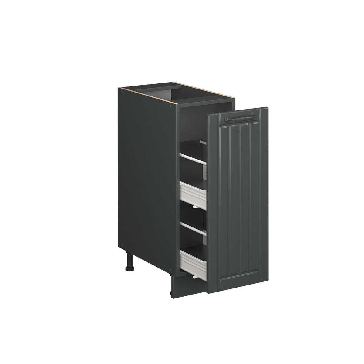 LÉKÁRNIČKOVÁ SKŘÍŇKA Fame-Line Tmavě šedá - tmavě šedá/antracitová, kompozitní dřevo (30/82/60cm) - Vicco