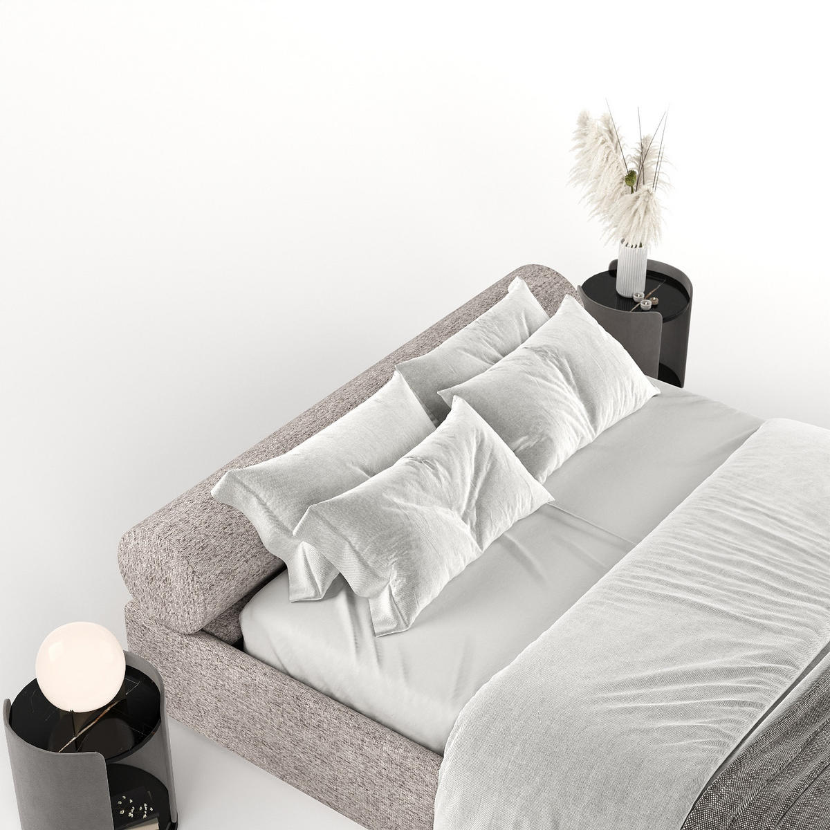 POLSTERBETT Solvo mit Stauraum 200/200 cm Beige im Neve Stoff - Sandfarben/Schwarz, Holz/Holzwerkstoff (200/200cm) - AltaBeds
