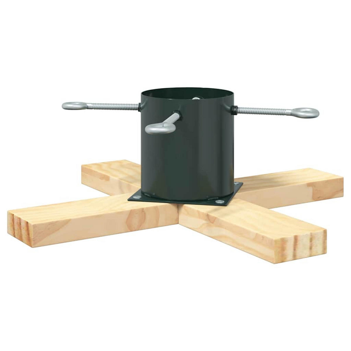 WEIHNACHTSBAUMSTAND 50/50/16 Cm Grün Massivholz Kiefer - Grün, Holz (50/16/50cm) - vidaXL