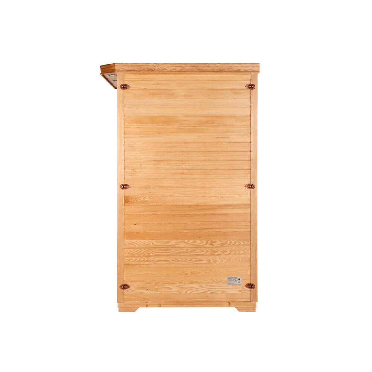 INFRAROTKABINE REDSUN M - Braun, Holz (120/190/105cm) - Home Deluxe