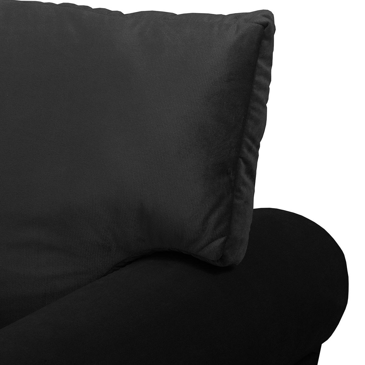 SCHLAFSOFA - Transparent/Anthrazit, Birkenholz/Textil (205/95/90cm) - home24