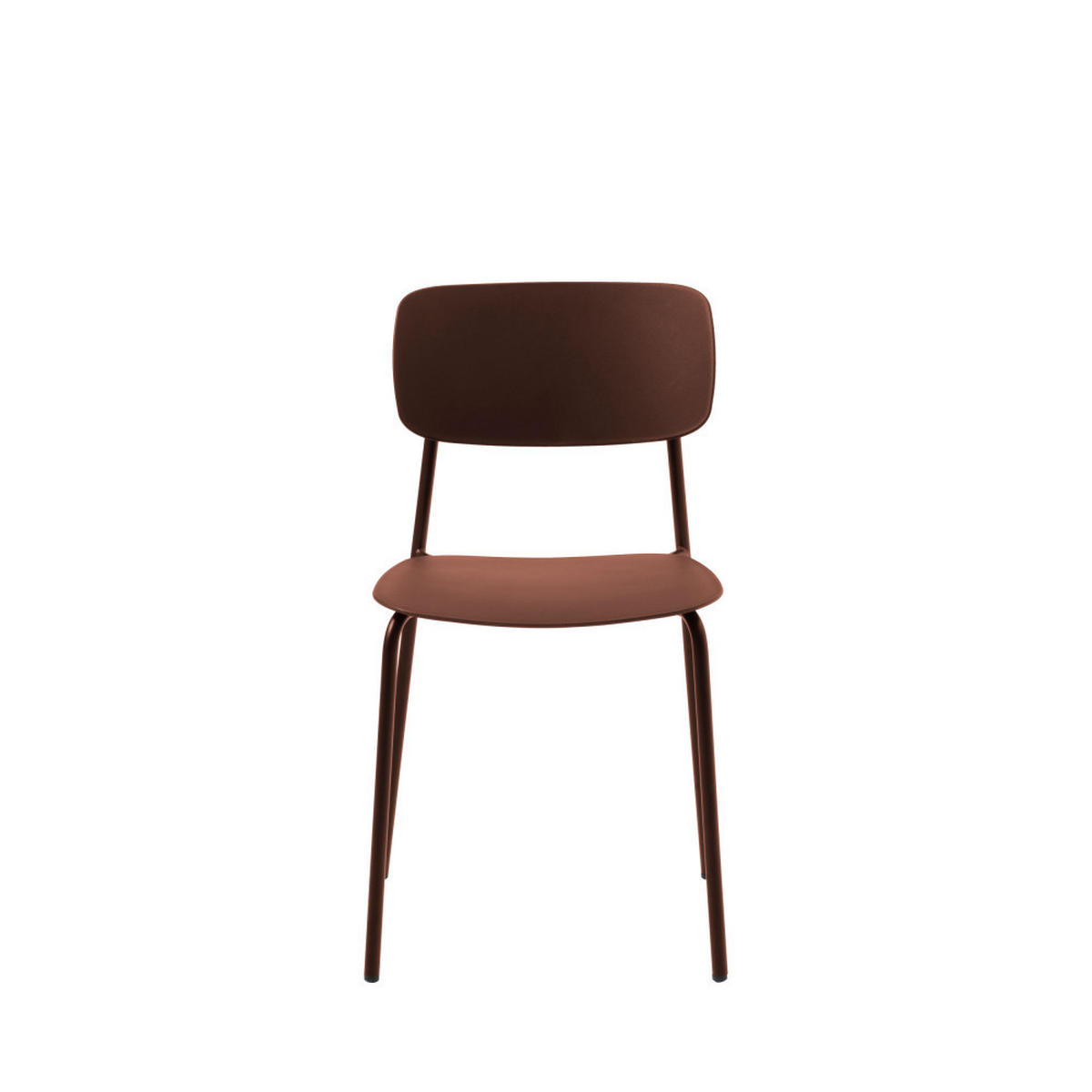 DESIGN-STUHL - Plastik - Terrakotta - 4er-Set - Terracotta, Kunststoff (44/79/51cm) - Drawer