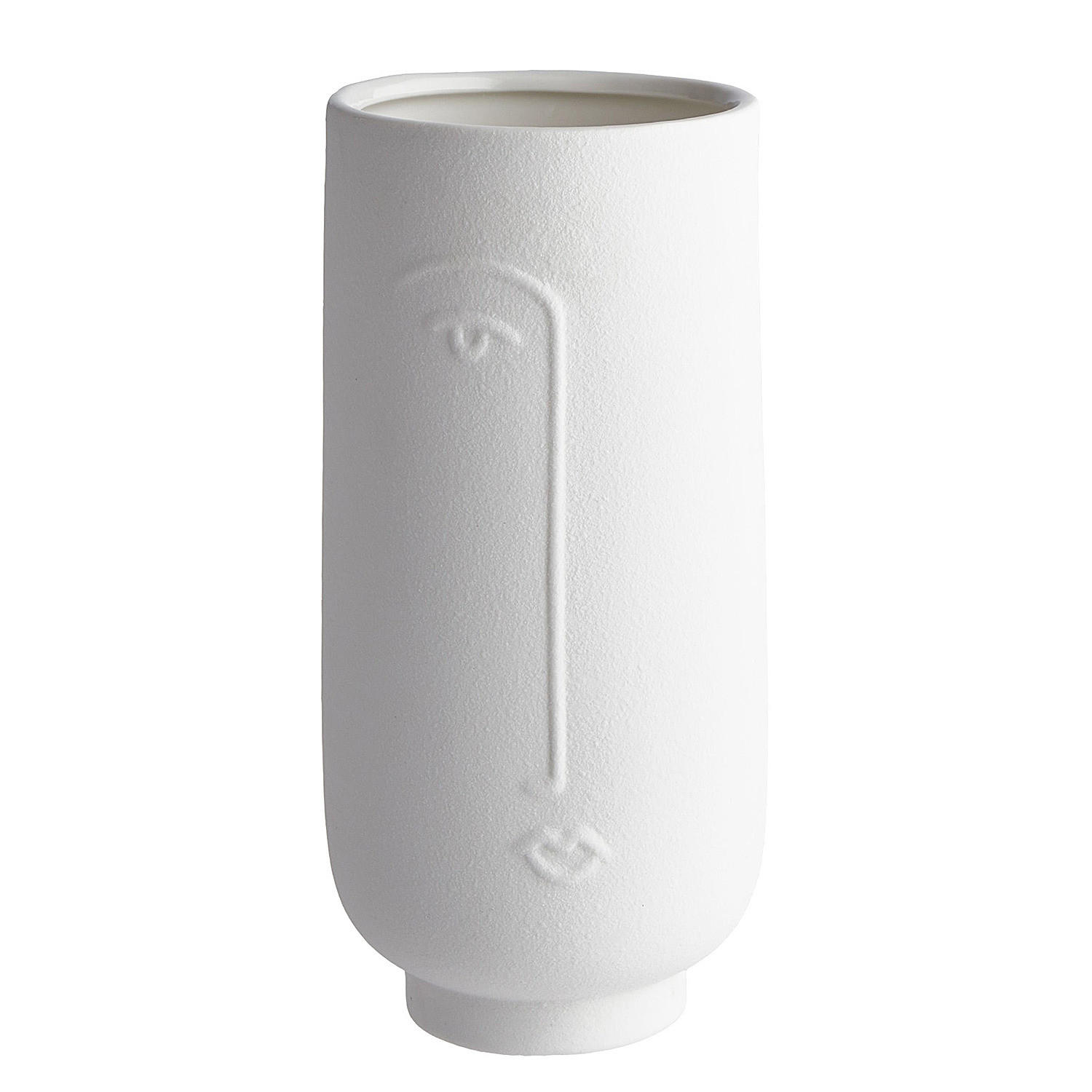 VASE Line Art - Weiß, Keramik (29cm) - Butlers