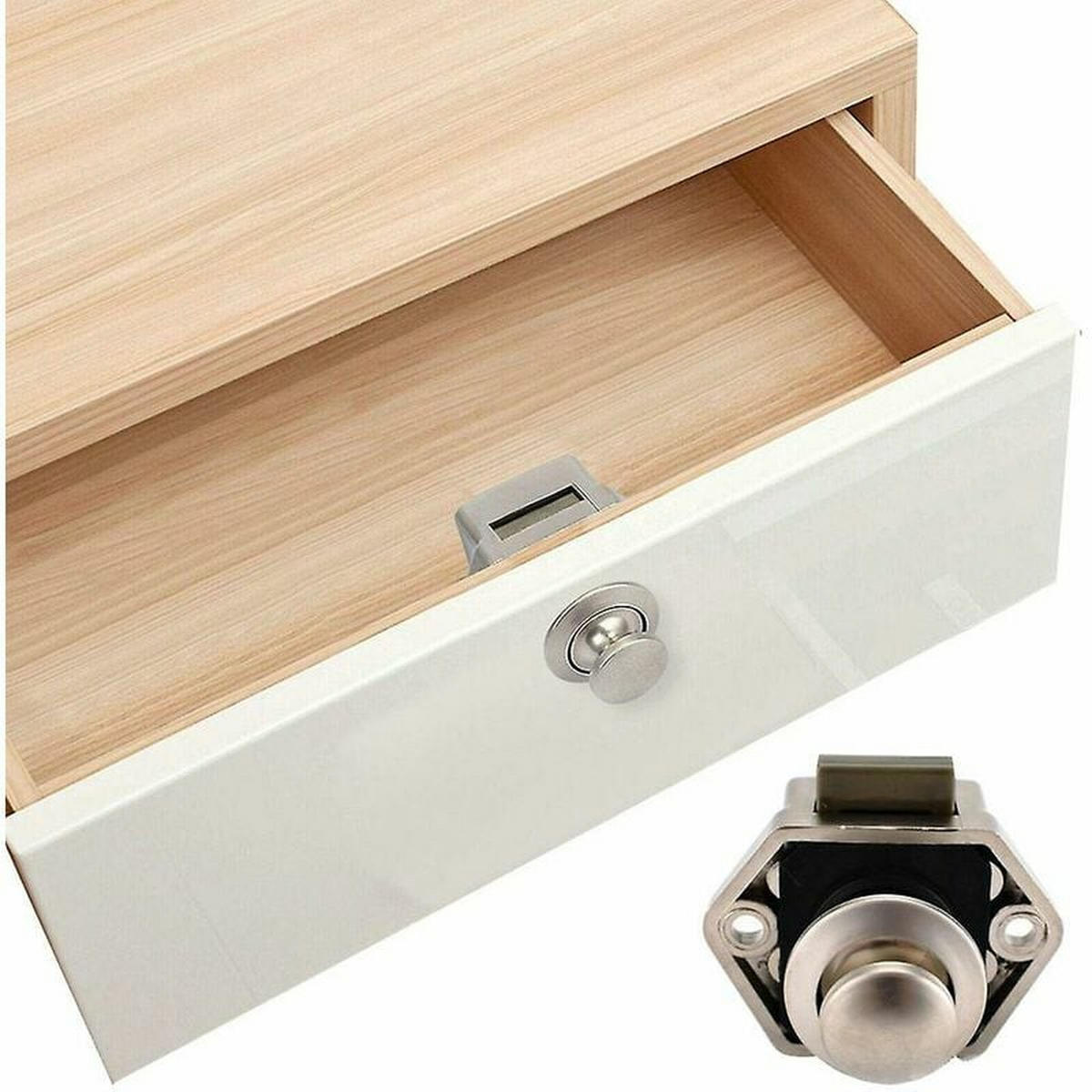 SCHRANKKNOPF 5er-Set - Multicolor, Metall (1.5/3/1.5cm)