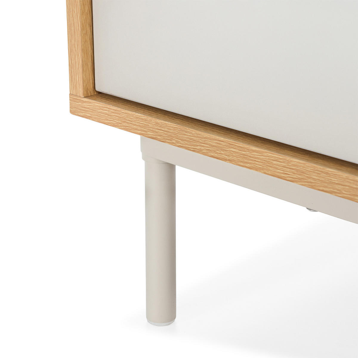 TV-ELEMENT Cuzco 2 türen Eichenfarbe/grau - Grau, Holzwerkstoff (140/50/40cm) - VS Venta-stock