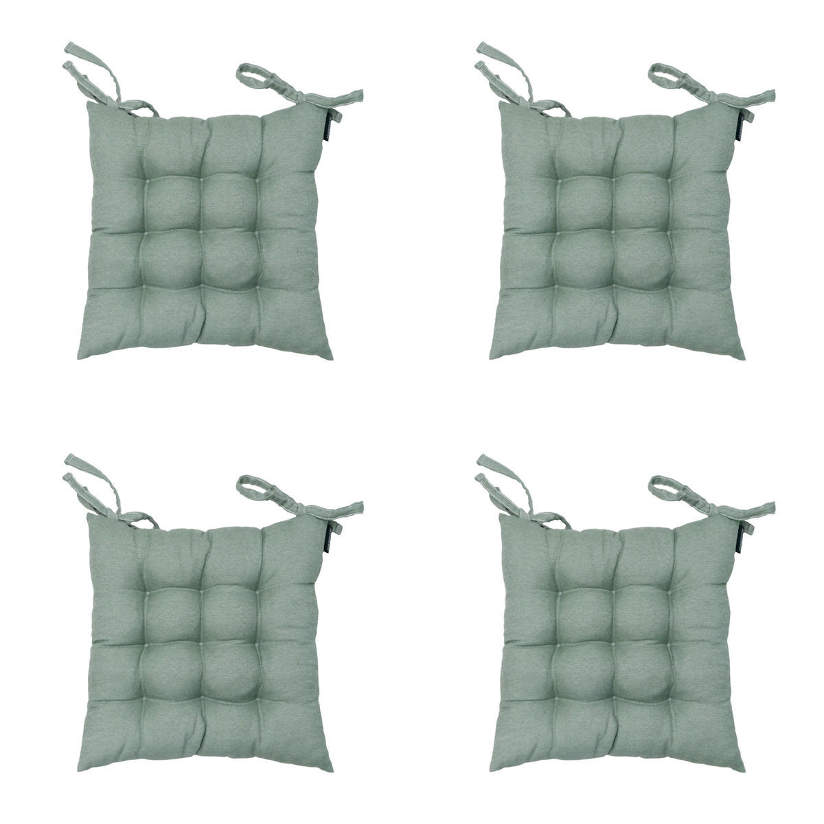 SITZKISSEN Neapel 46/46 cm 4er-Set - Grün, Textil (46/8/46cm) - Madison