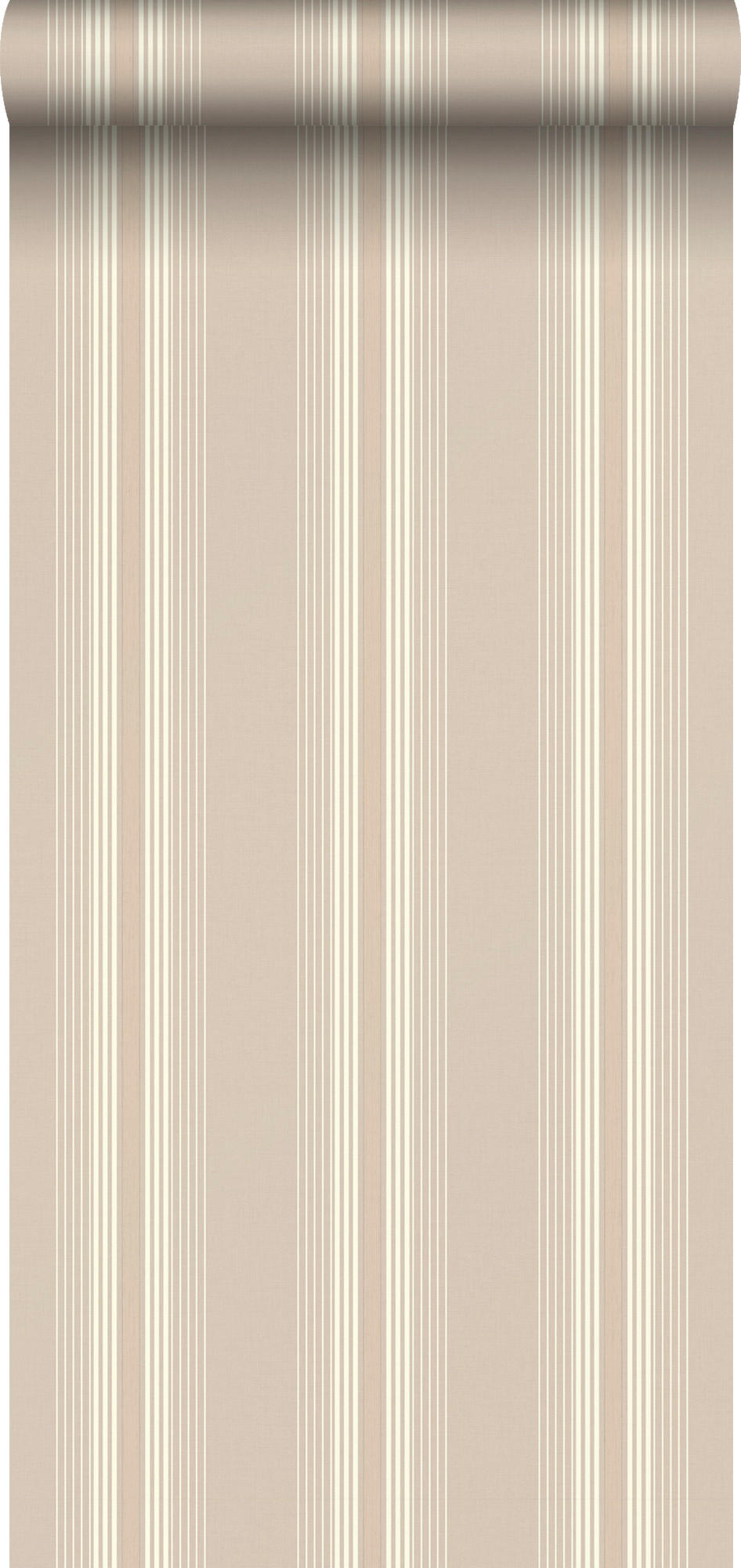 TAPETE Streifen 53 cm x 10 m - Beige, Papier (53/1000cm) - Sanders & Sanders
