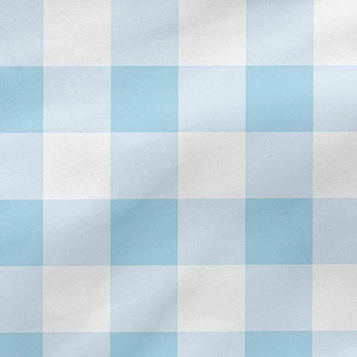 NORDIC-SACK vichy 105x200 cm ohne füllung blau - Blau, Textil (105/200cm) - Happy Friday