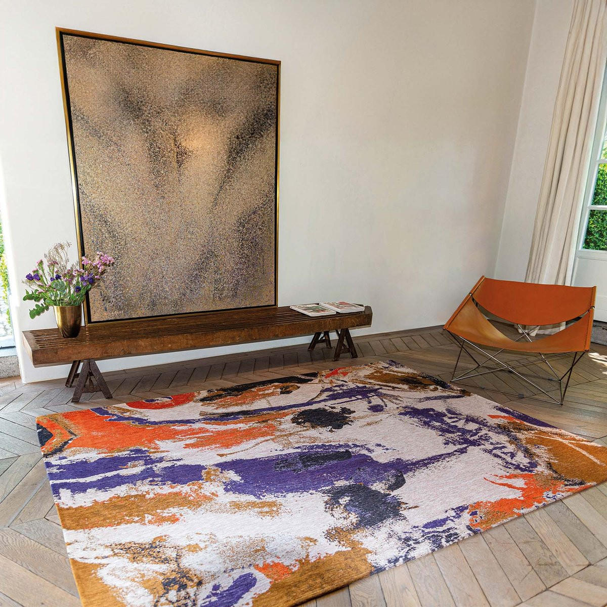 TEPPICH In-/Outdoor Flachgewebe PLUMMY Mehrfarbig 280x390 cm - Multicolor, Textil (280/390cm) - Novatrend