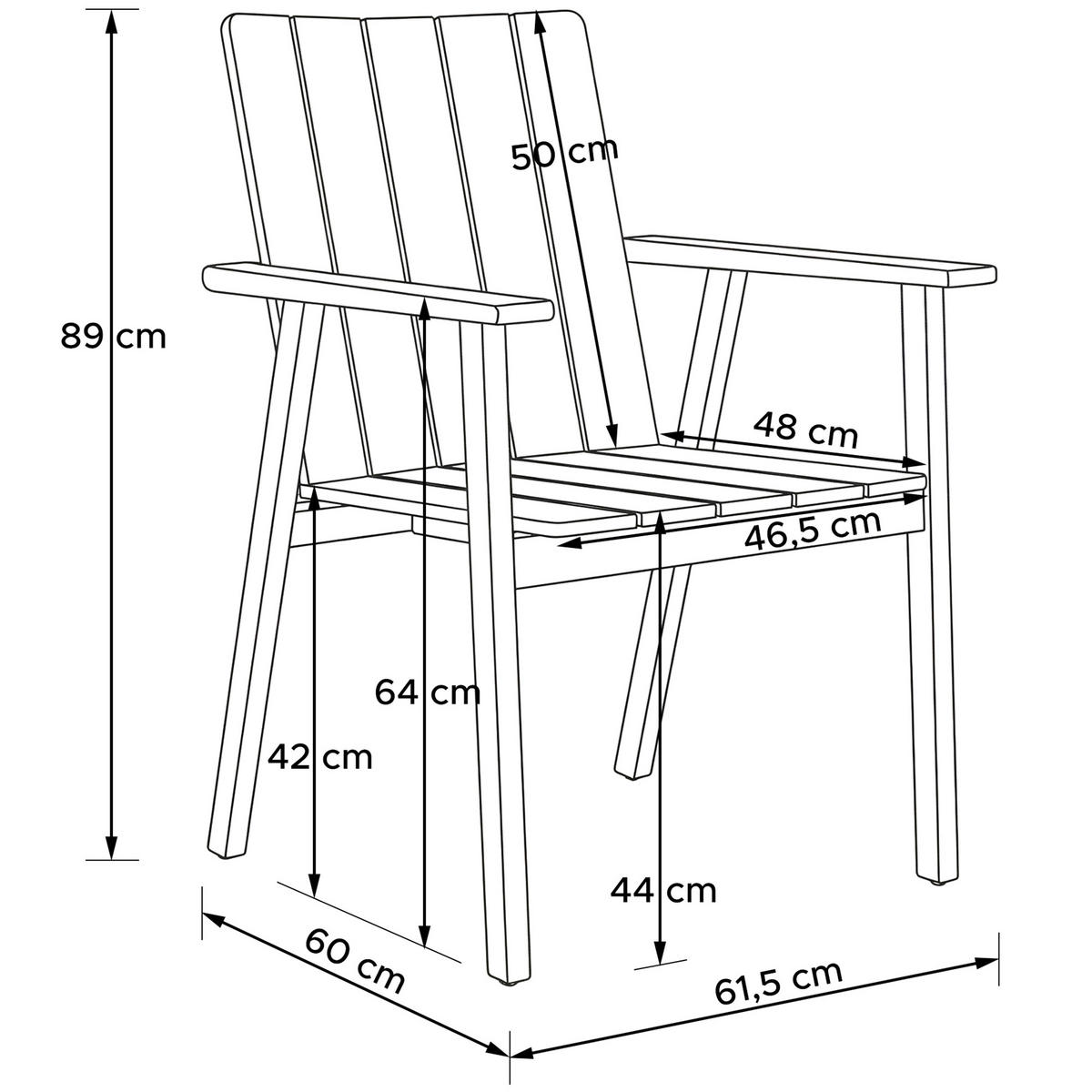 GARTEN ESSGRUPPE ORTUS, Gartenmöbel-Set, 9-er Set - Braun, Holz - KONSIMO®