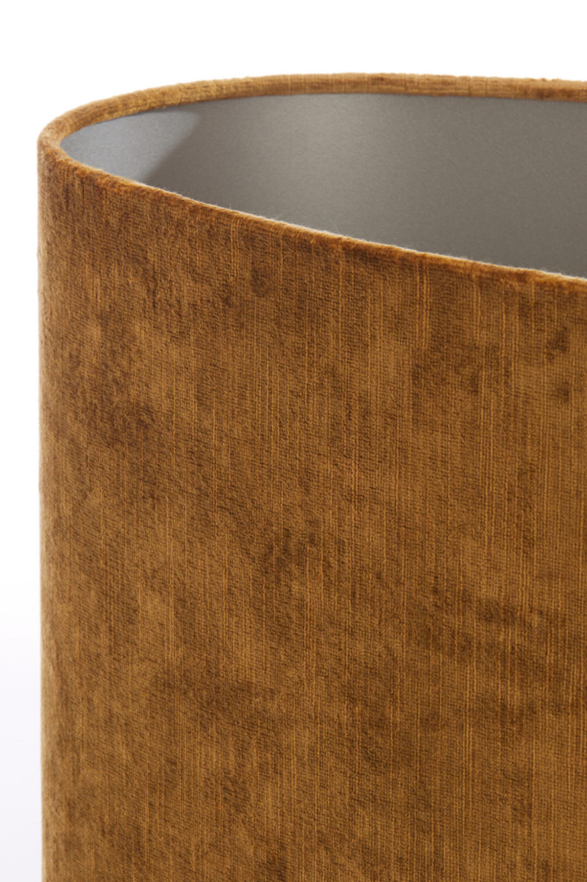 LAMPENSCHIRM Edelstein Gold 38/17,5/19 cm - Goldfarben, Textil (38/17.5/19cm) - Light & Living