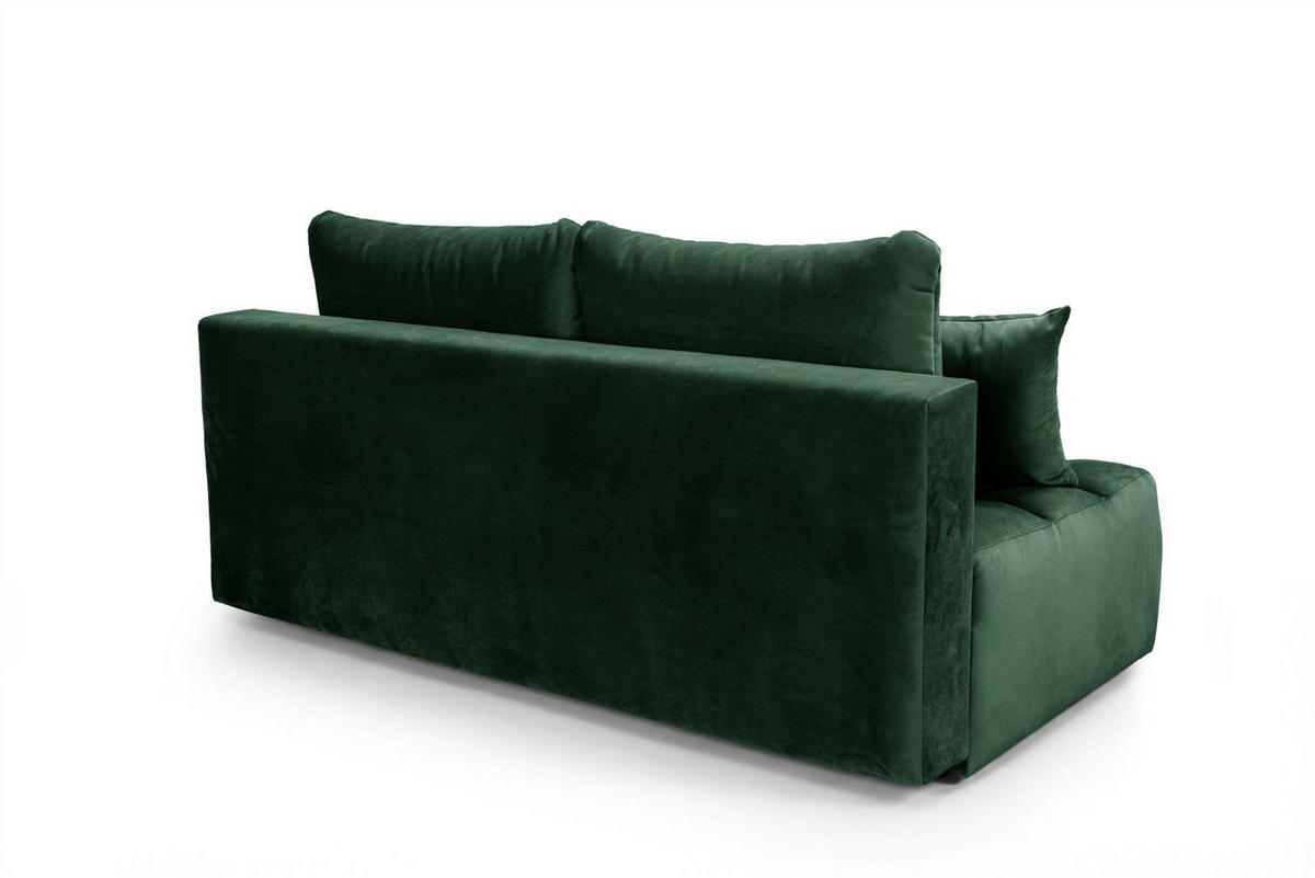 SCHLAFSOFA Nina - Grün, Holzwerkstoff/Textil (200/96/107cm) - Fun Möbel