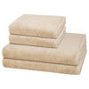 FROTTIERSET Pure 4-teilig - Beige, Textil (50/100cm) - Cawö