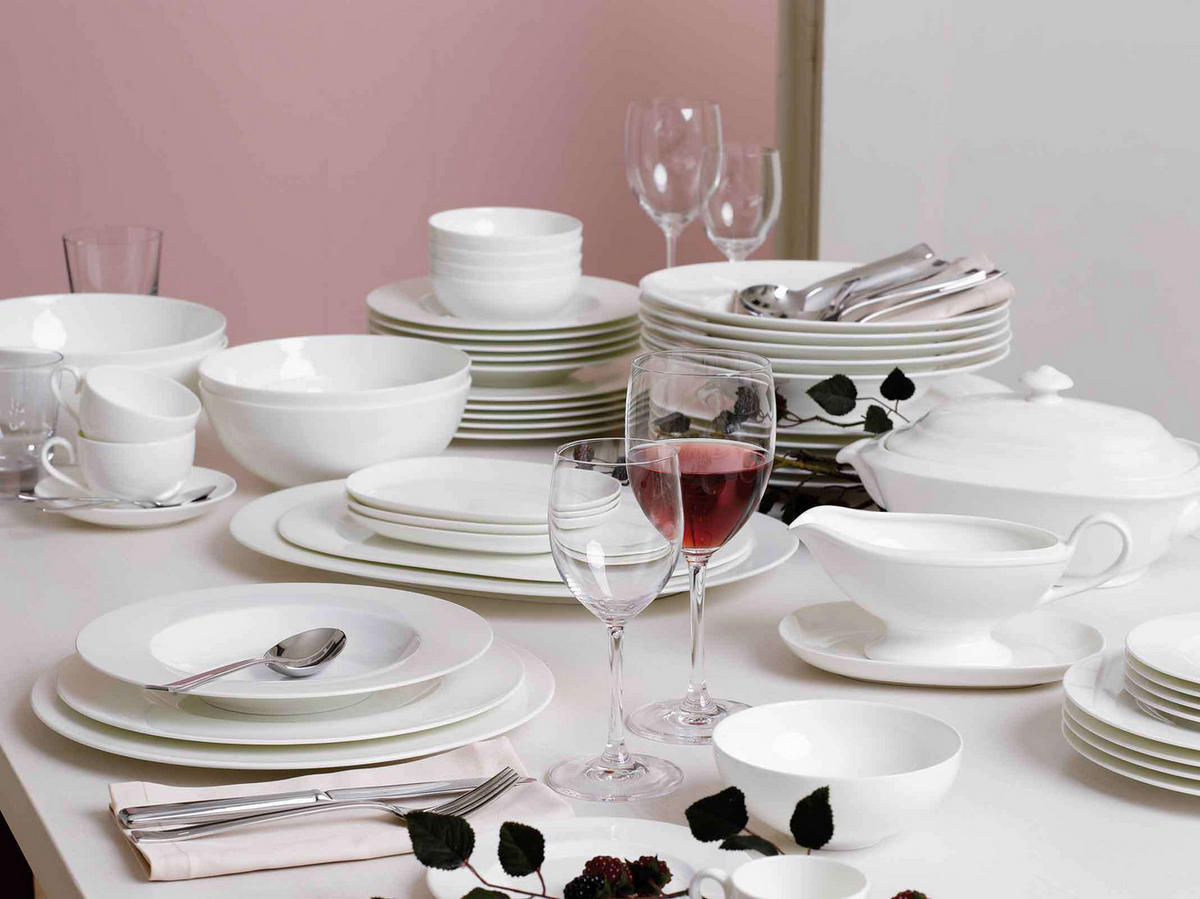 SPEISETELLER Royal weiß ø 28.0 cm 6er Set - Weiß, Keramik (28cm) - Villeroy & Boch