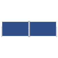 SEITENMARKISE Ausziehbar Blau 180x600 cm - Blau, Textil (600/180/600cm) - furnicato
