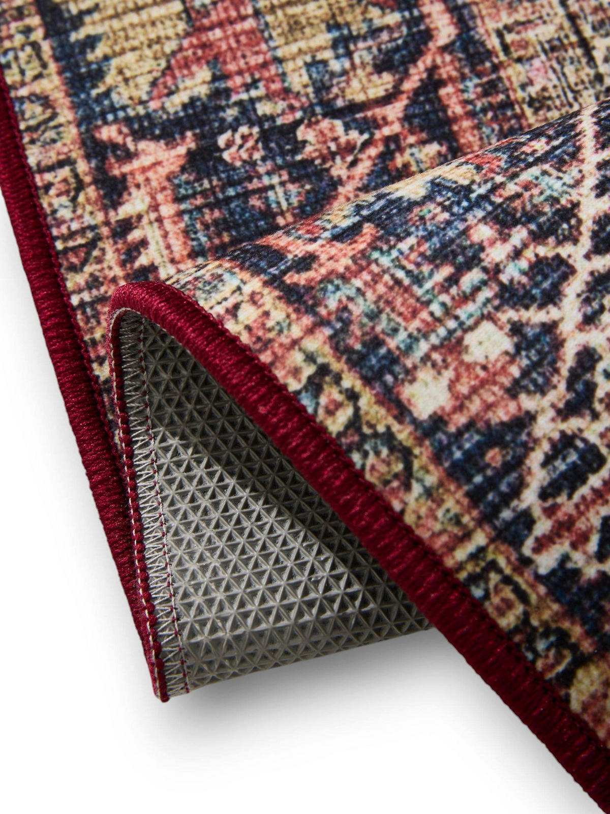 VINTAGE-TEPPICH George waschbar 80x150 cm - Beige/Multicolor, Kunststoff (80/150cm) - benuta