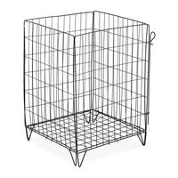 KOMPOSTER Metall - Schwarz, Metall (46/68/46cm) - Relaxdays