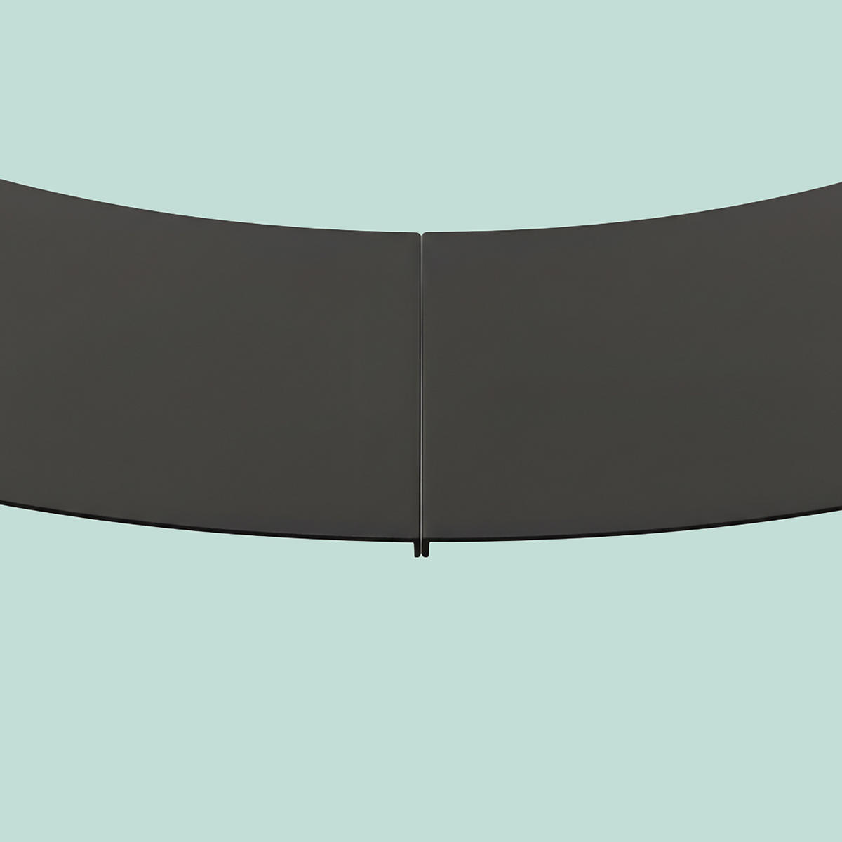 OBRUBNÍK stromový antracit plochý pozinkovaná ocel 90 cm - antracitová, kov (90/0.1/90cm) - Relaxdays