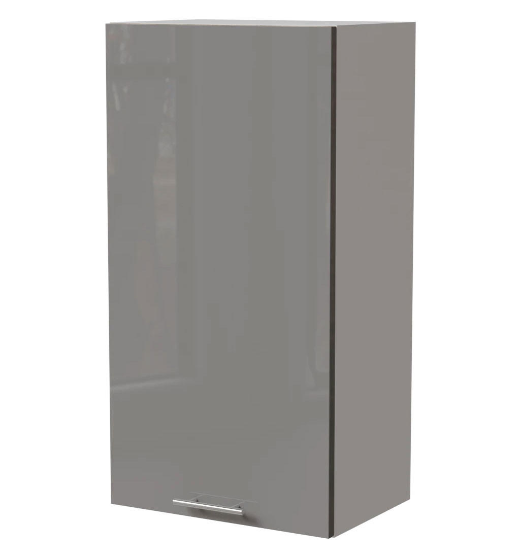 Feldmann-Wohnen Küchenhängeschrank Grau, Weiß 50x96x32.5 cm