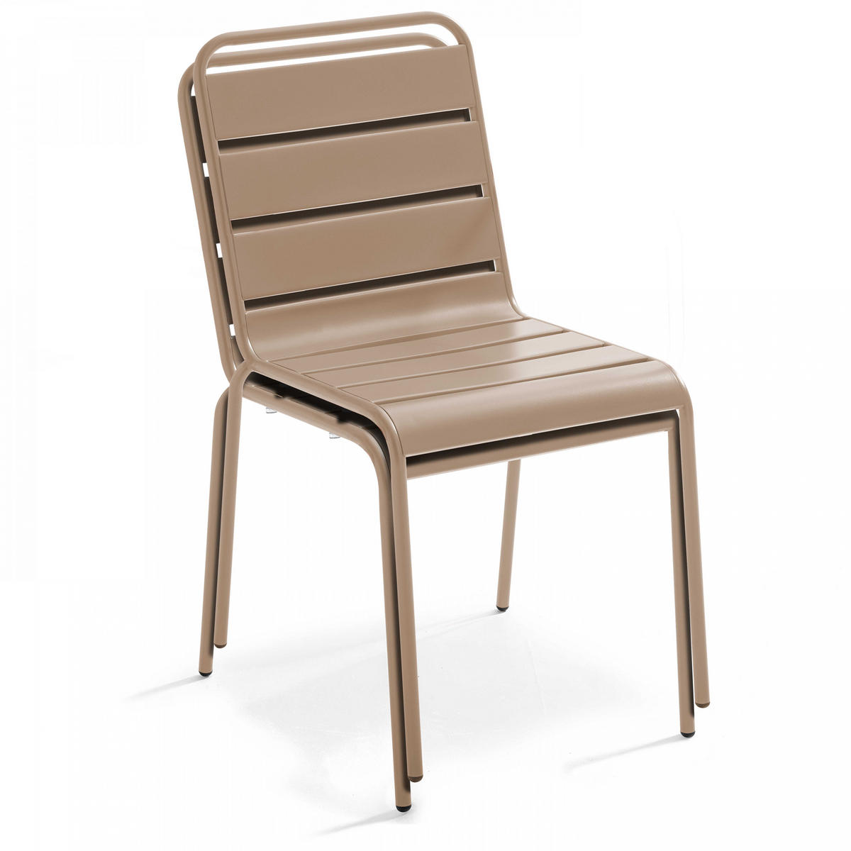 GARTENSET 5-tlg., Taupe - Taupe, Metall - Oviala