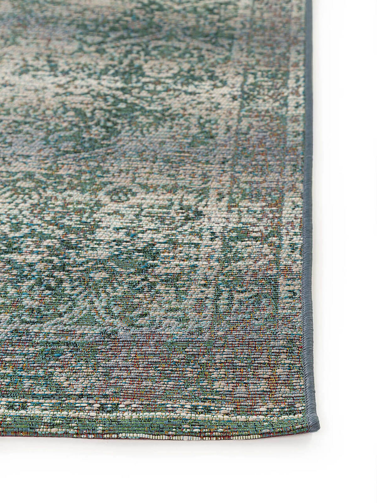 VNITŘNÍ a venkovní běhoun Artis Zelená 80x250 cm - zelená barva, textil/plast (80/1cm) - KUNSTLOFT
