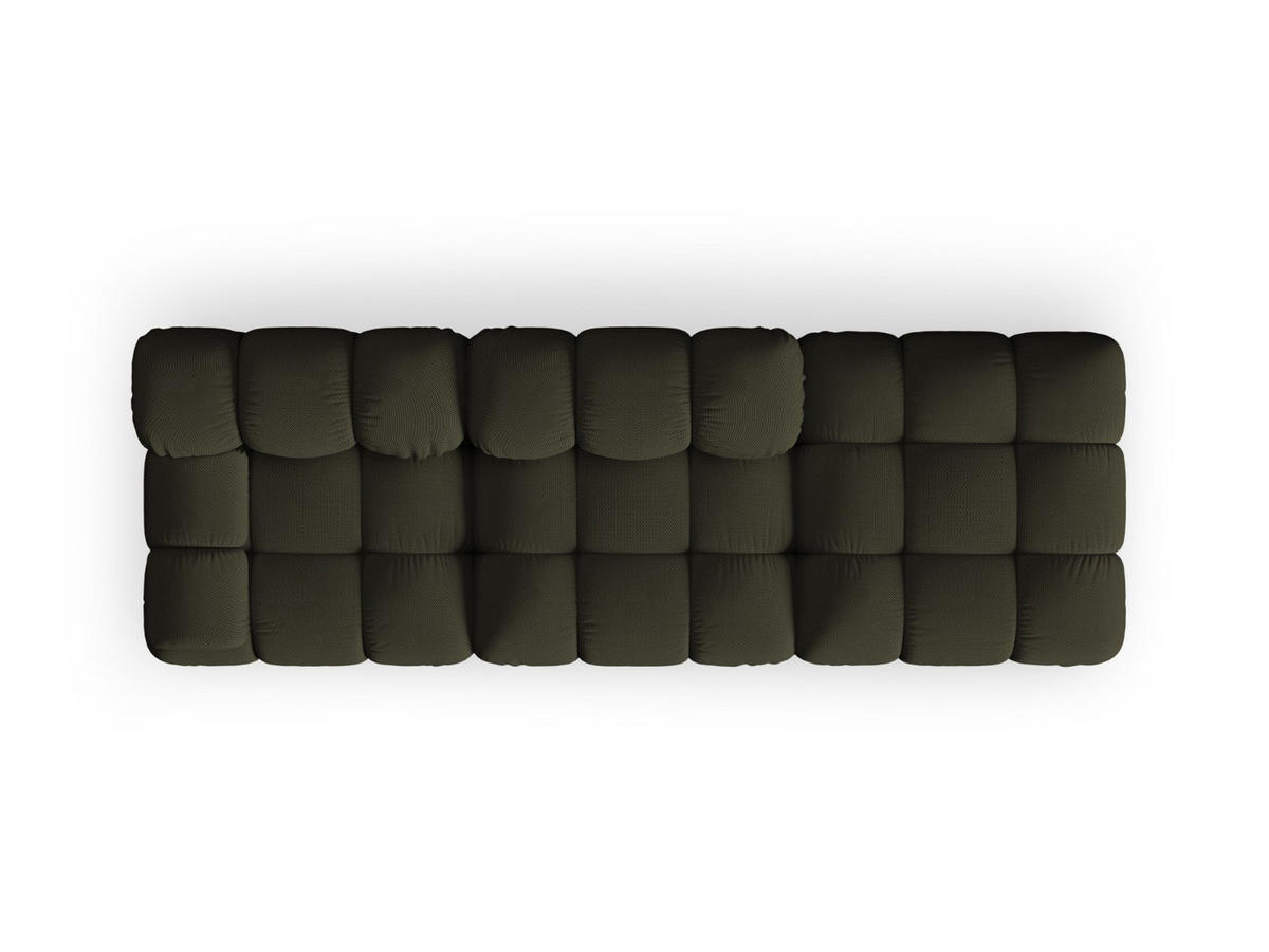 SOFA modular rechts Bellis aus 3D-Stoff Amazonasgrün 4 Sitzplätze - Waldgrün, Textil (282/70/94cm) - Micadoni