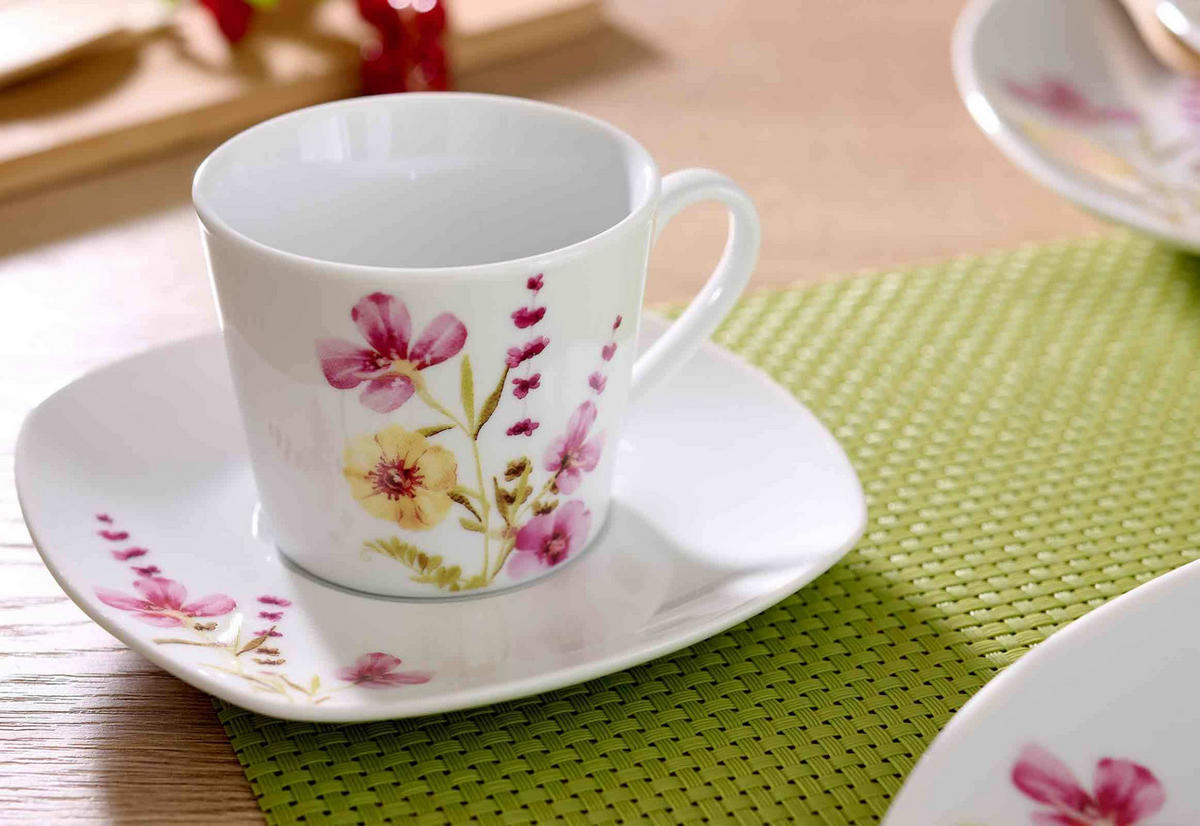 KOMBISERVICE Malve bunt 30er Set - Multicolor, Keramik (1/1/1cm) - Ritzenhoff Breker