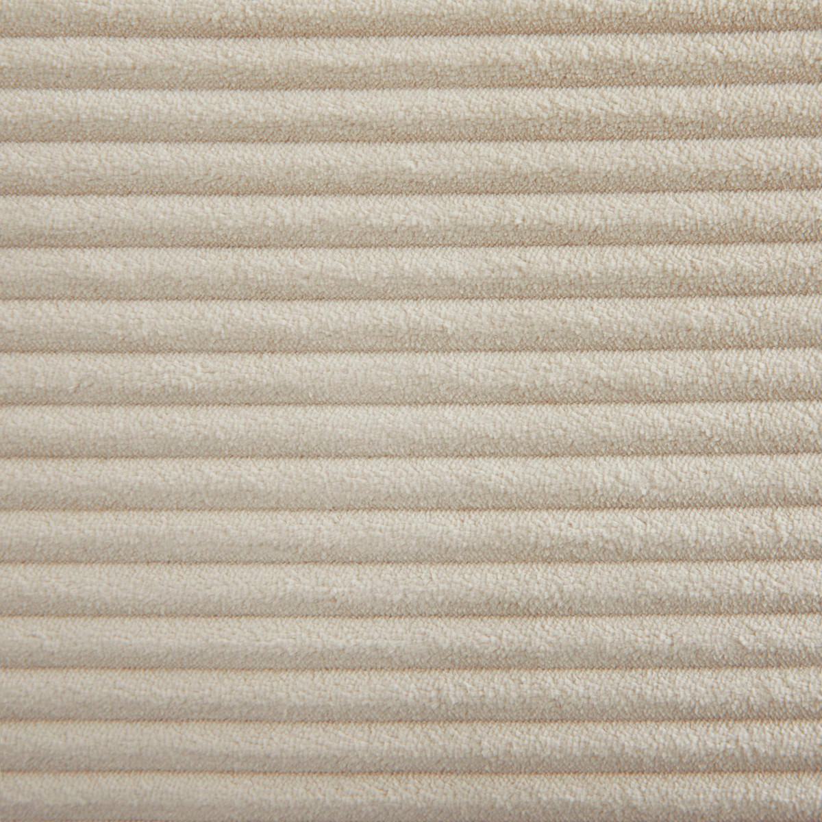 SOFA 3 sitzer aus elfenbeinfarbenem Cord umbaubar giulia 175/100/87 cm - Weiß, Holz (100/87/175cm) - Calicosy