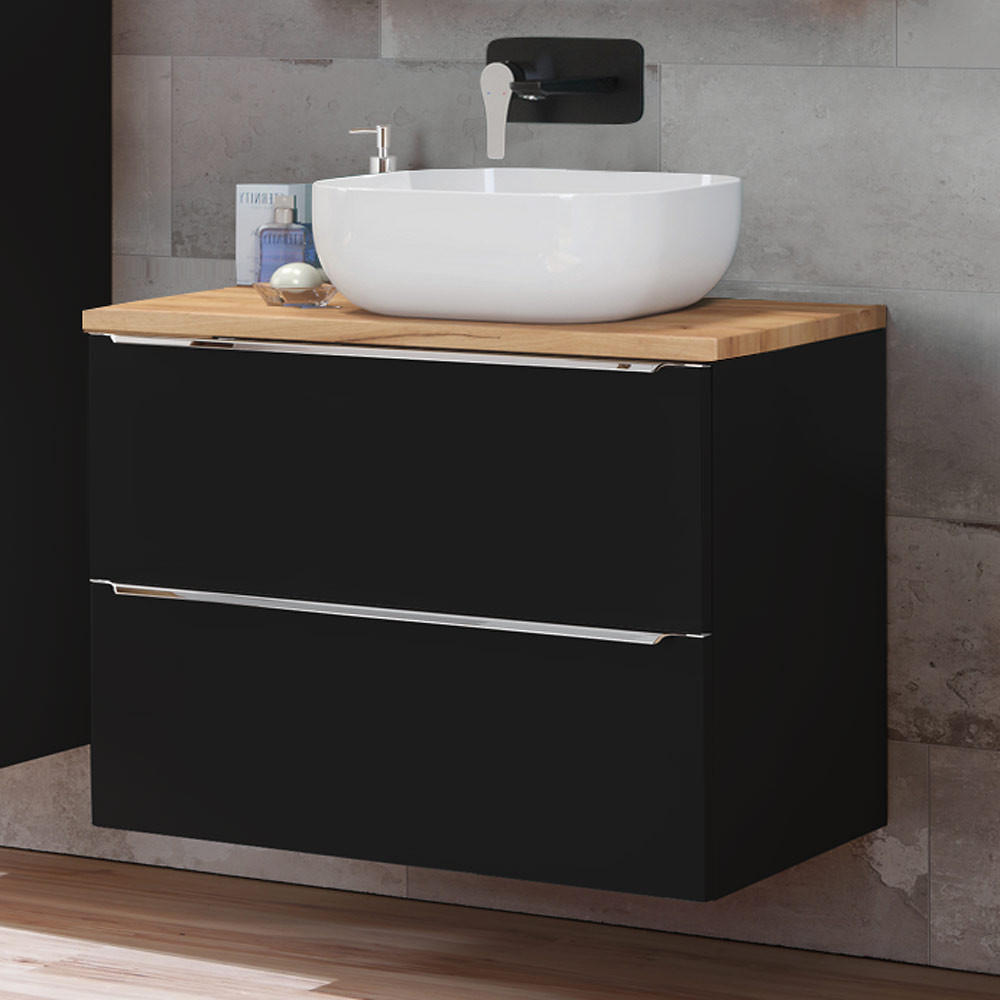 Lomado Waschtisch Anthrazit 81x74x46 cm