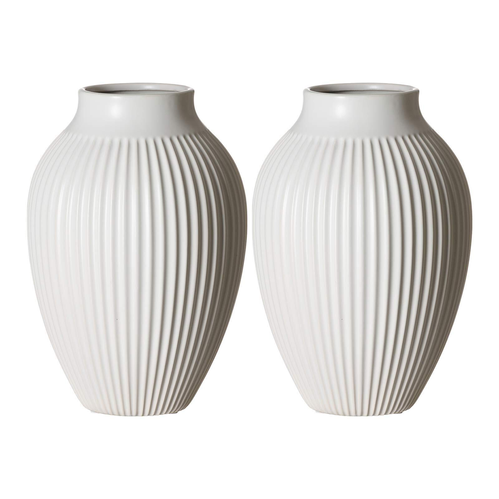 VASEN Alsta Weiß 23 cm 2er Set - Weiß, Keramik (23cm) - Ritzenhoff Breker