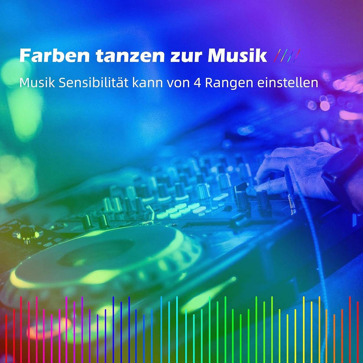 LED-STRIP Zyrvixk 30m - Multicolor, Kunststoff (30/30/30cm) - ZMH