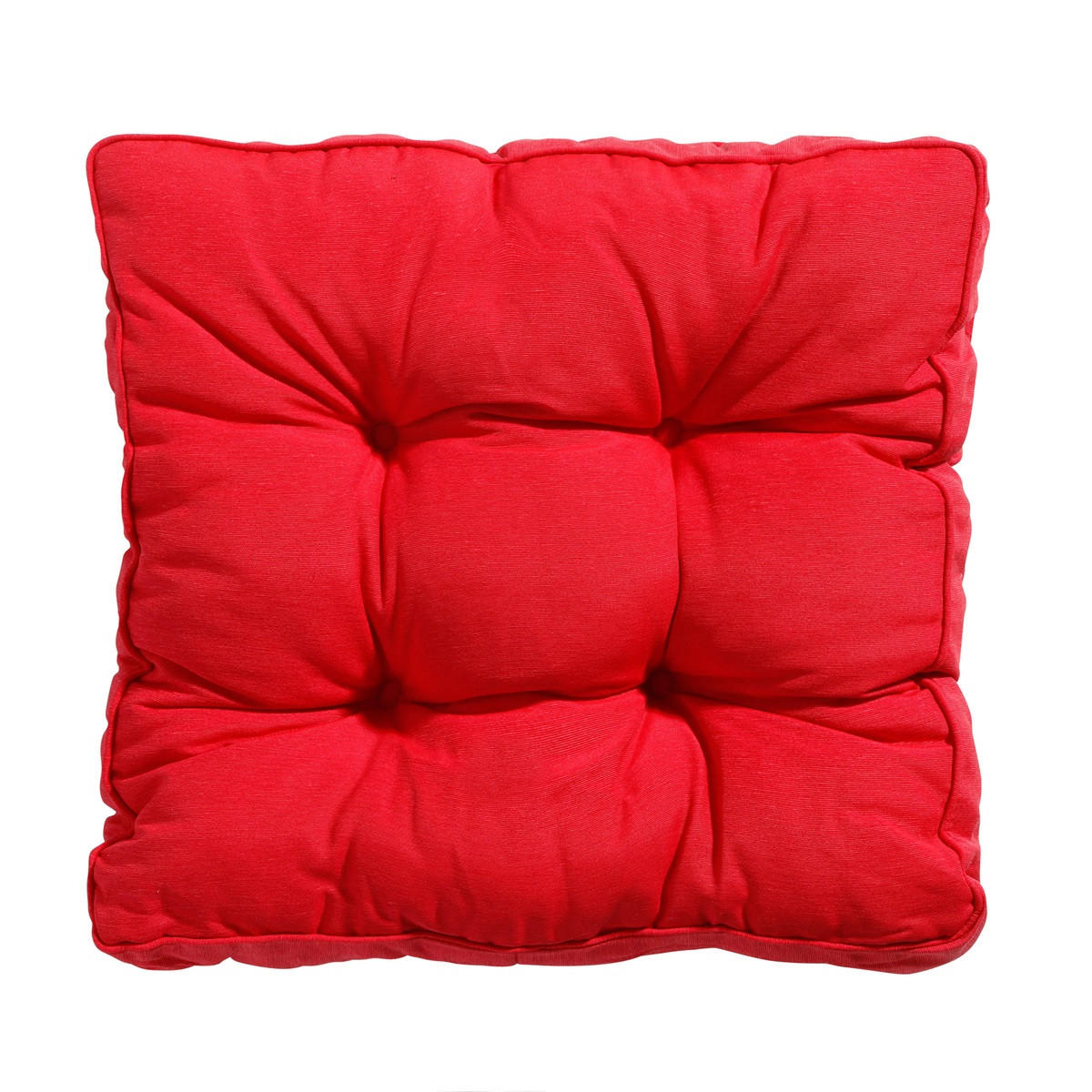 SITZKISSEN Panama 47/47 cm 4er-Set - Hellrot, Textil (47/8/47cm) - Madison