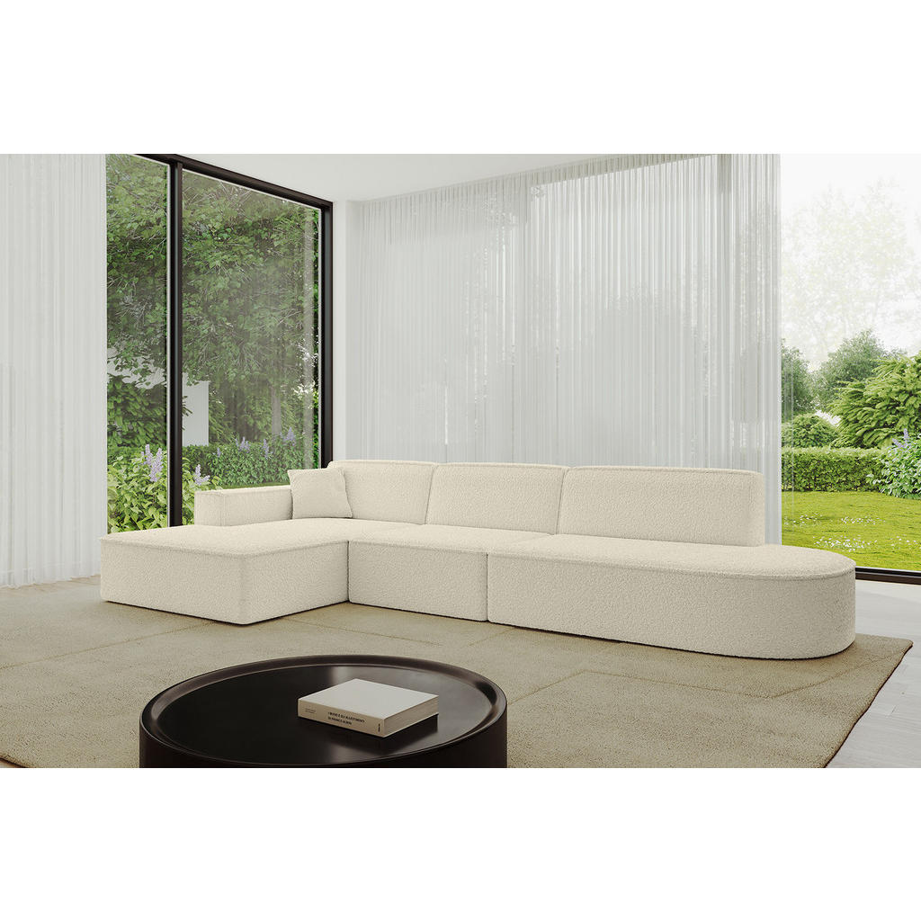 Thumbnail - Altdecor Ecksofa, Creme, Textil, 4-Sitzer, 327x165 cm, Wohnzimmer, Sofas & Couches, Wohnlandschaften, Ecksofas