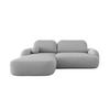 ECKSOFA MOLLY L Links QUELLE 05 mit Schlaffunktion - Grau, Textil (275/175cm) - Bedante