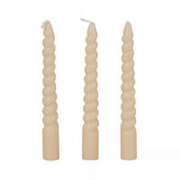 TISCHKERZEN aus Paraffinwachs 1,2/1,2/10 cm - Beige, Paraffin (1.2/10/1.2cm) - Home Styling Collection