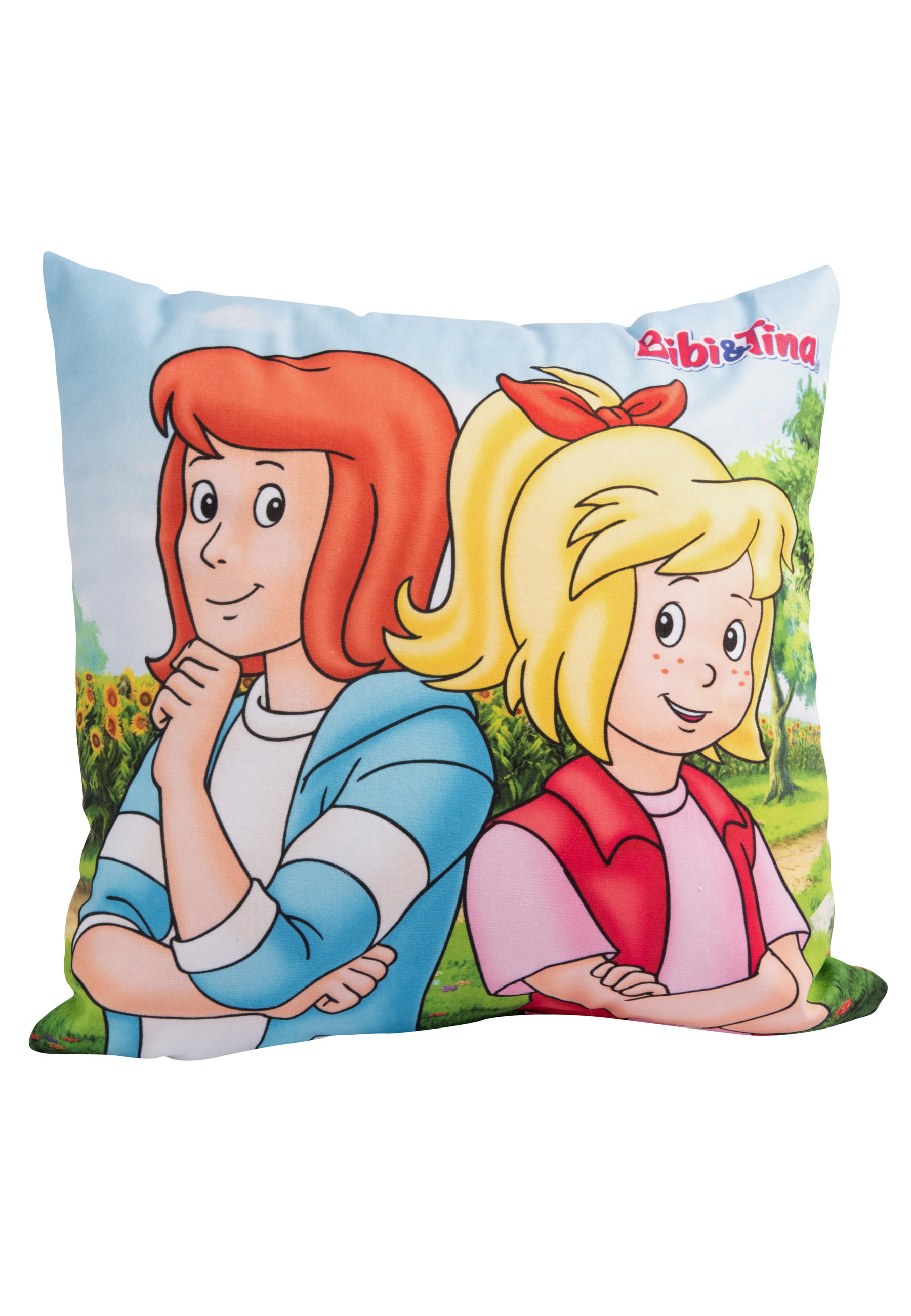 KINDERKISSEN Bibi & Tina Freundschaft 30 x 30 cm - Multicolor, Textil (30/30cm) - United Labels