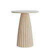 BEISTELLTISCH Veglia Braun Ø45/56 cm - Braun, Metall (45/45/56cm) - Light & Living