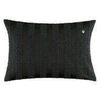ZIERKISSENHÜLLE SOFT STRIPE - Anthrazit, Textil (58/38cm) - Sportalm Kitzbühel