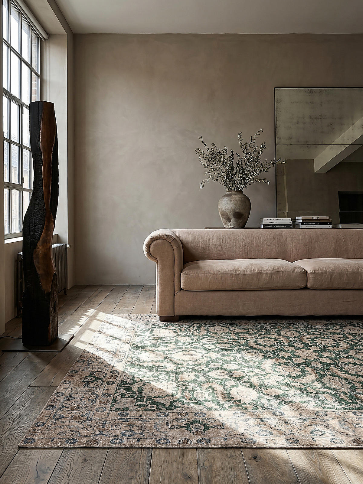 TEPPICH Waschbar HURST, orientalisch, Grün, 115 x 170 cm - Grün, Textil (170/115cm) - KADIMA DESIGN