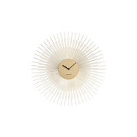 WANDUHR Peony Ø45 cm - Goldfarben, Metall (45/45/3.5cm) - Karlsson