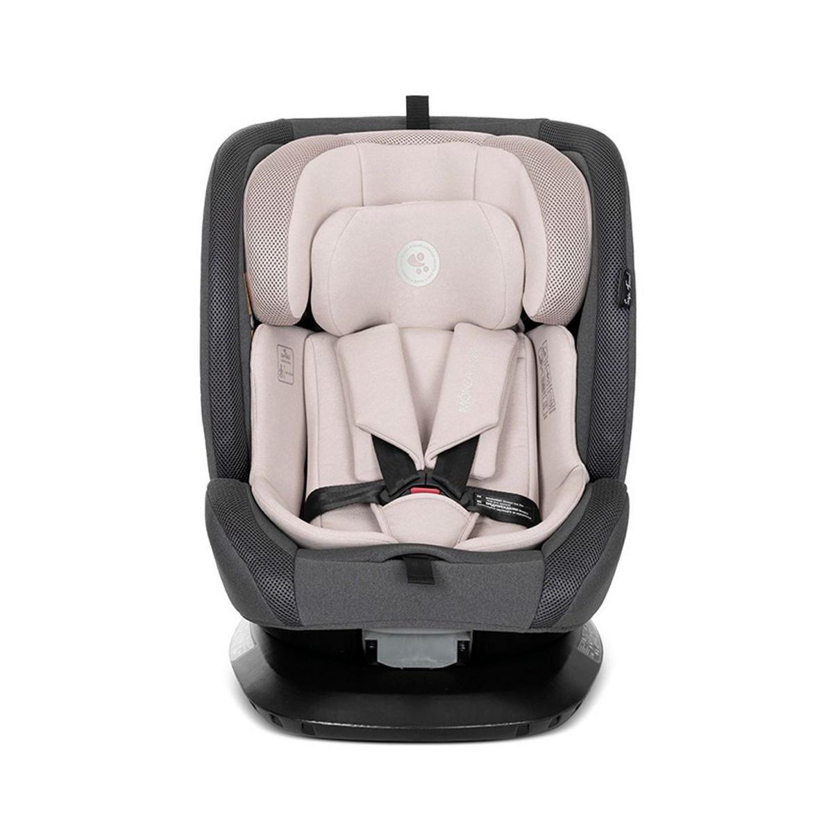 KINDERSITZ Monza i-Size beige (40-150cm) Isofix, Anti-Rebound-Bügel, drehbar - Beige, Textil (45/76/51cm) - Lorelli