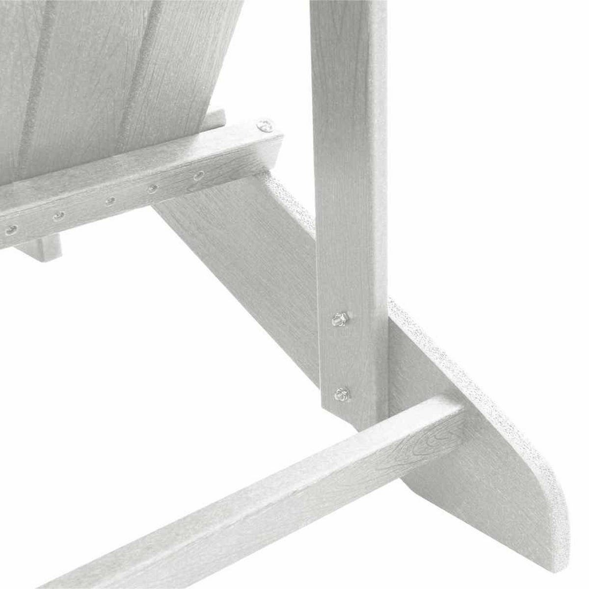 ADIRONDACK-STUHL Weiss 82/74/92 Cm Hdpe - Weiß, Kunststoff (74/92/82cm) - vidaXL