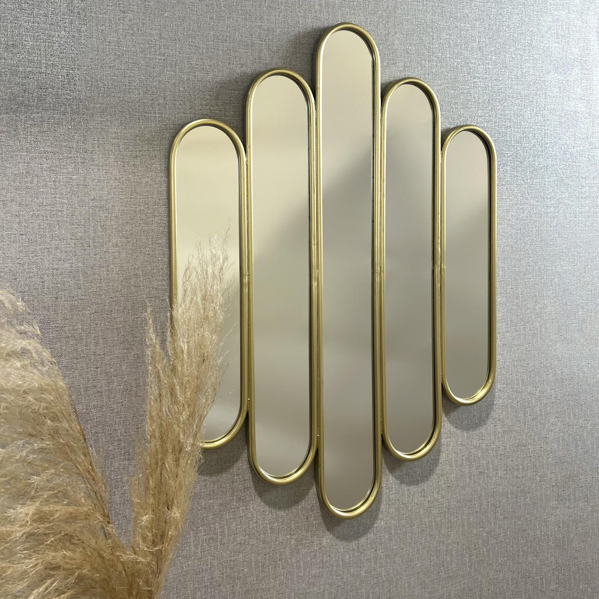 SPIEGEL - Luxusspiegel - Emily - Goldfarben, Glas (60/60/60cm) - Art for the Home
