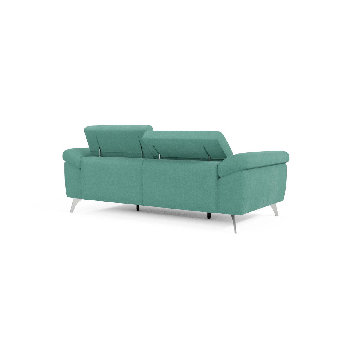 LINEARSOFA Donatello - Smaragdgrün, Metall (183/76/102cm) - Divani.store